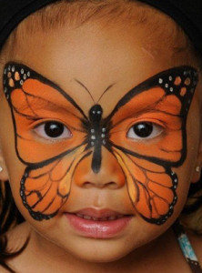 Maquillage de Carnaval - Papillon