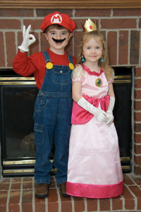 Déguisement Mario et Princesse Peach